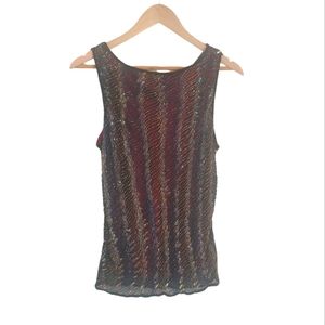 Gorgeous beaded silk top